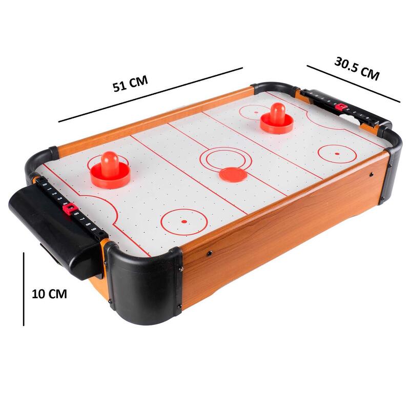 Mini Air Hockey asztal, 51x30.5x10 cm
