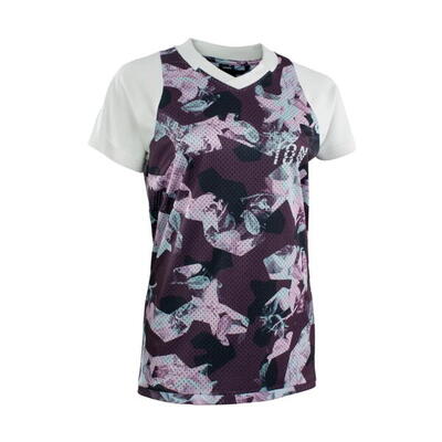 Bike tee scrub ss dames - lichtblauw