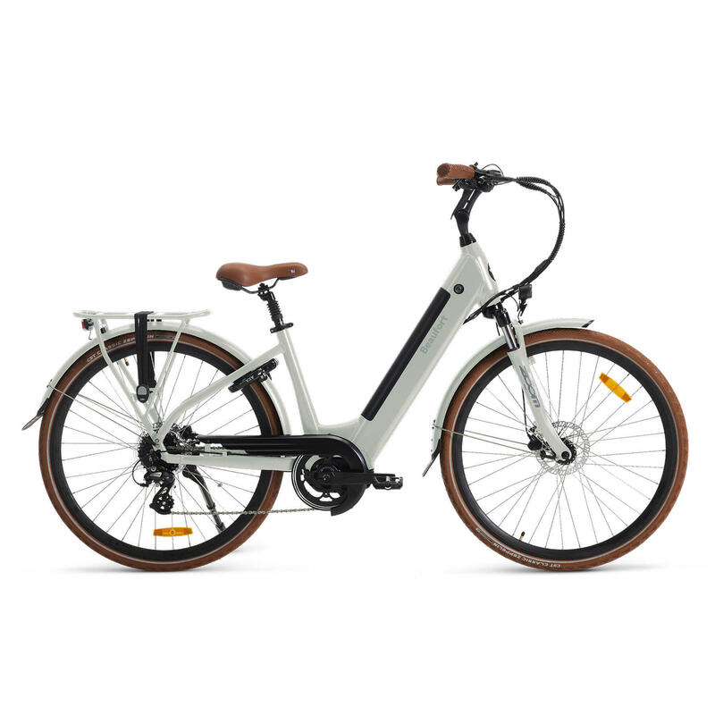 Unisex-Elektrofahrrad Bruce, 44 cm, 8 Sp, 27,5" trocken grün