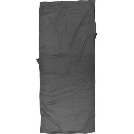 Sleeping Liner Ripstop Habotai Seide dunkelgrau