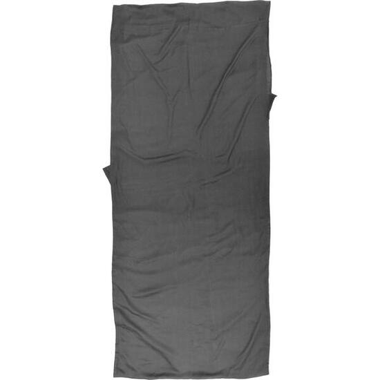 Sleeping Liner Ripstop Habotai Seide dunkelgrau