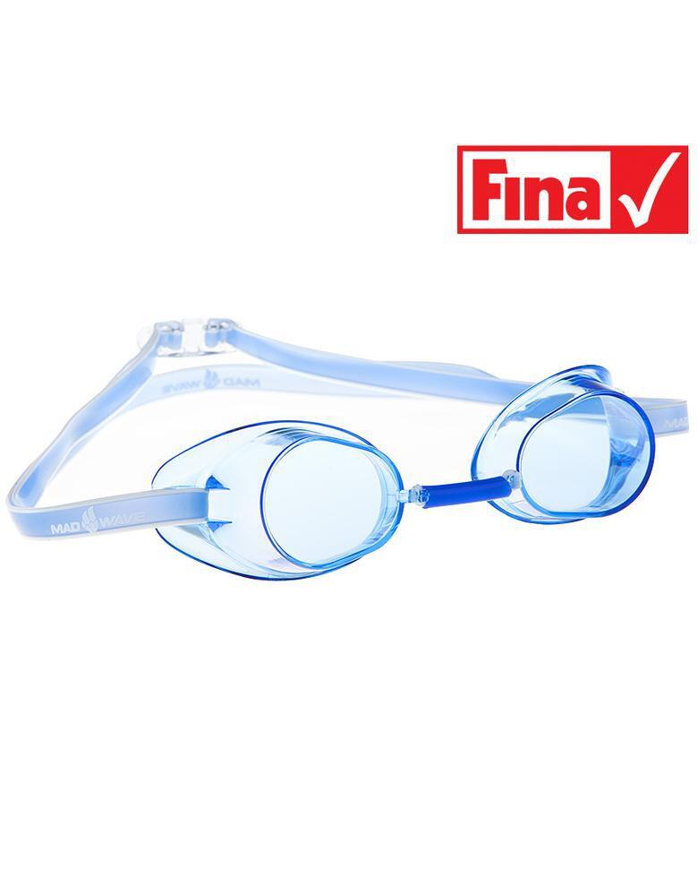 MAD WAVE Óculos de natação RACER SW Azul