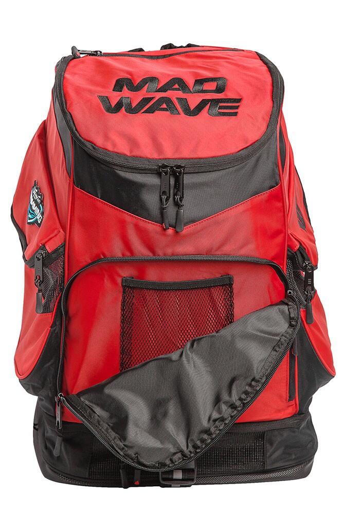 Mochila para natação MAD TEAM Vermelho 36L 2/5