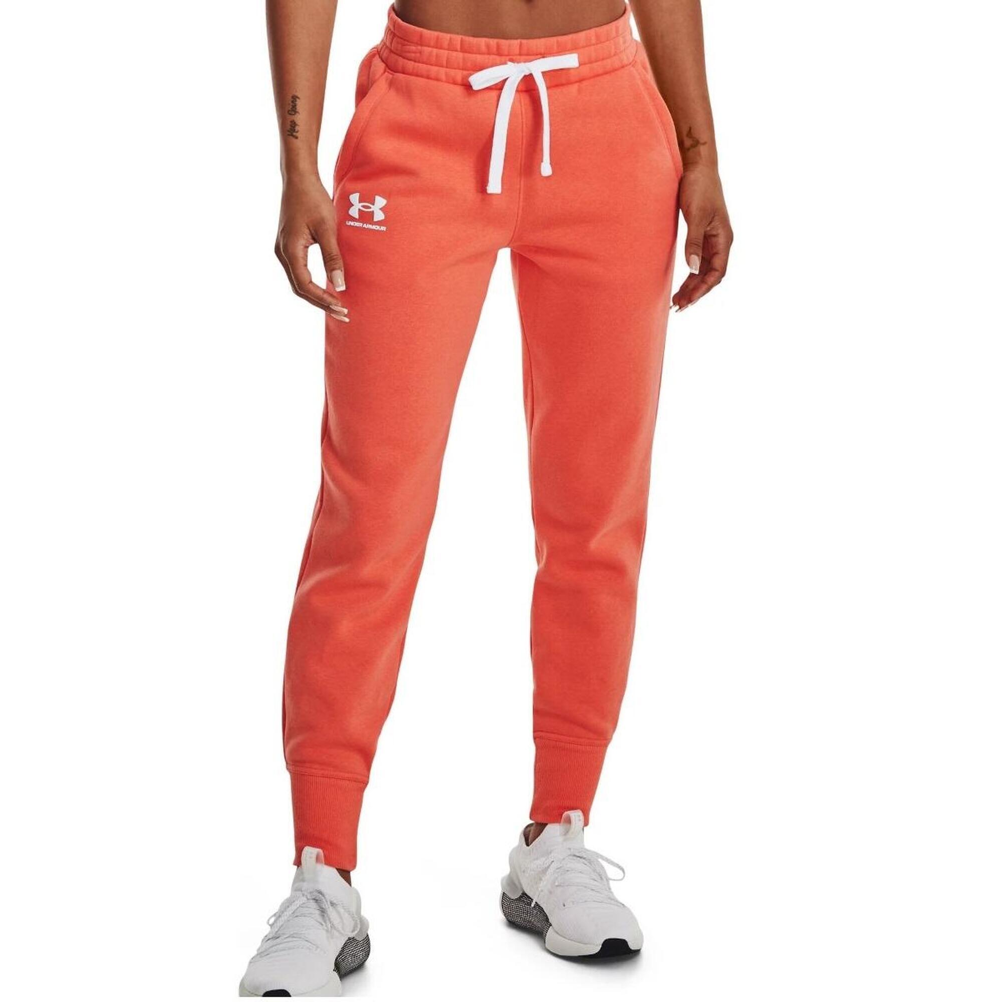 Pantaloni sport femei Rival Fleece Portocaliu