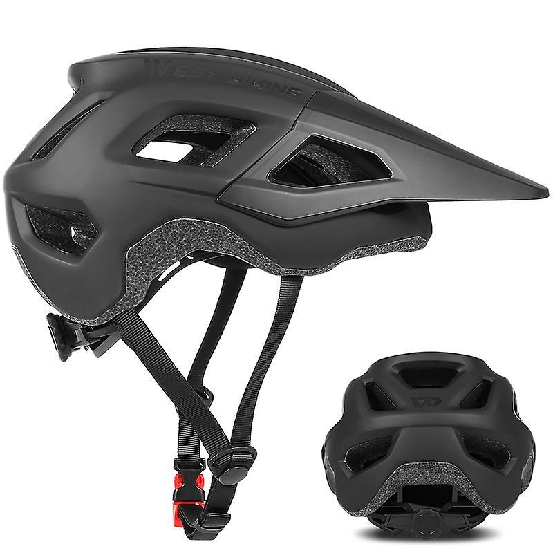 Casca bicicleta MTB Racing, 28 canale ventilatie, marimea L (56-60 cm), negru