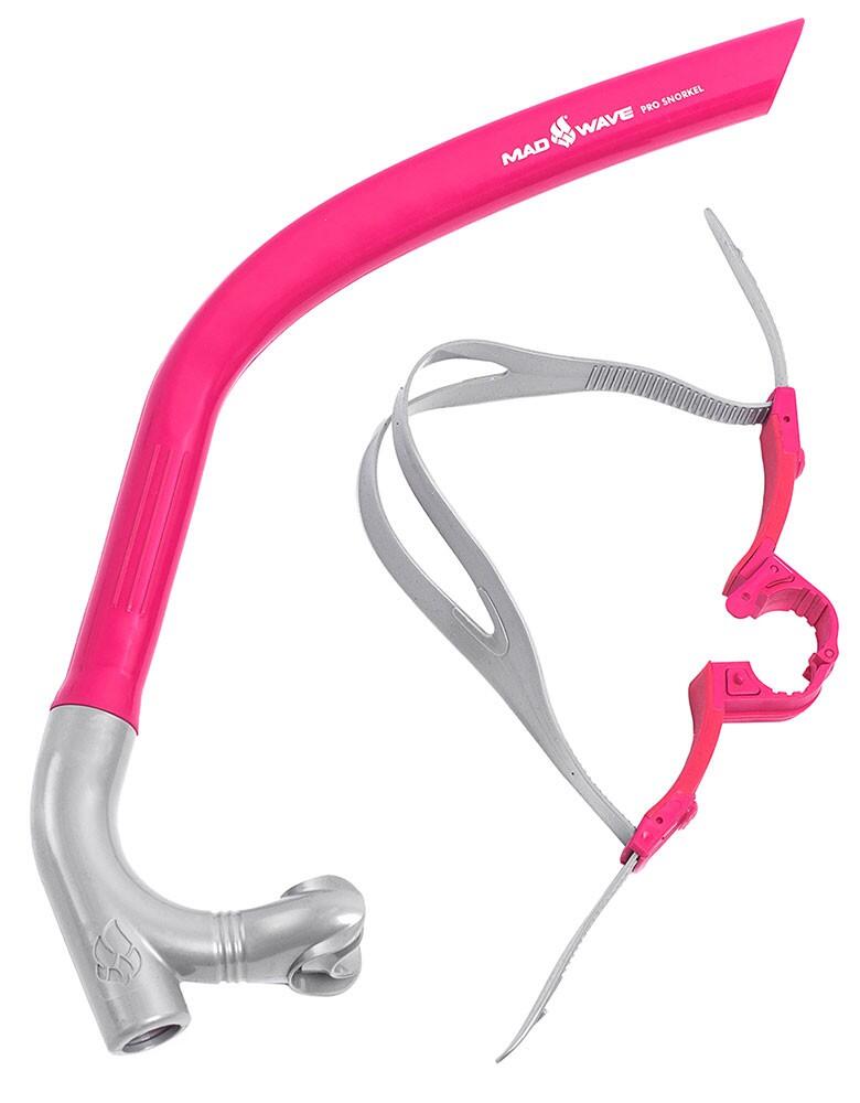 Tubo frontal natación PRO SNORKEL Rosa 3/5