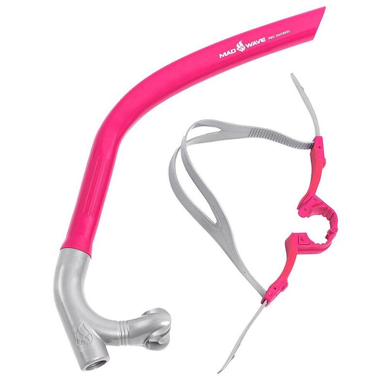 Mad Wave Pro Snorkel Breathe Trainer - Rose