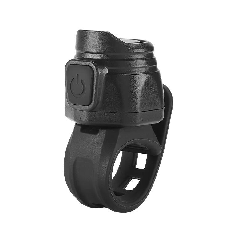 Sonerie electronica bicicleta, incarcare USB, 80 decibeli, negru