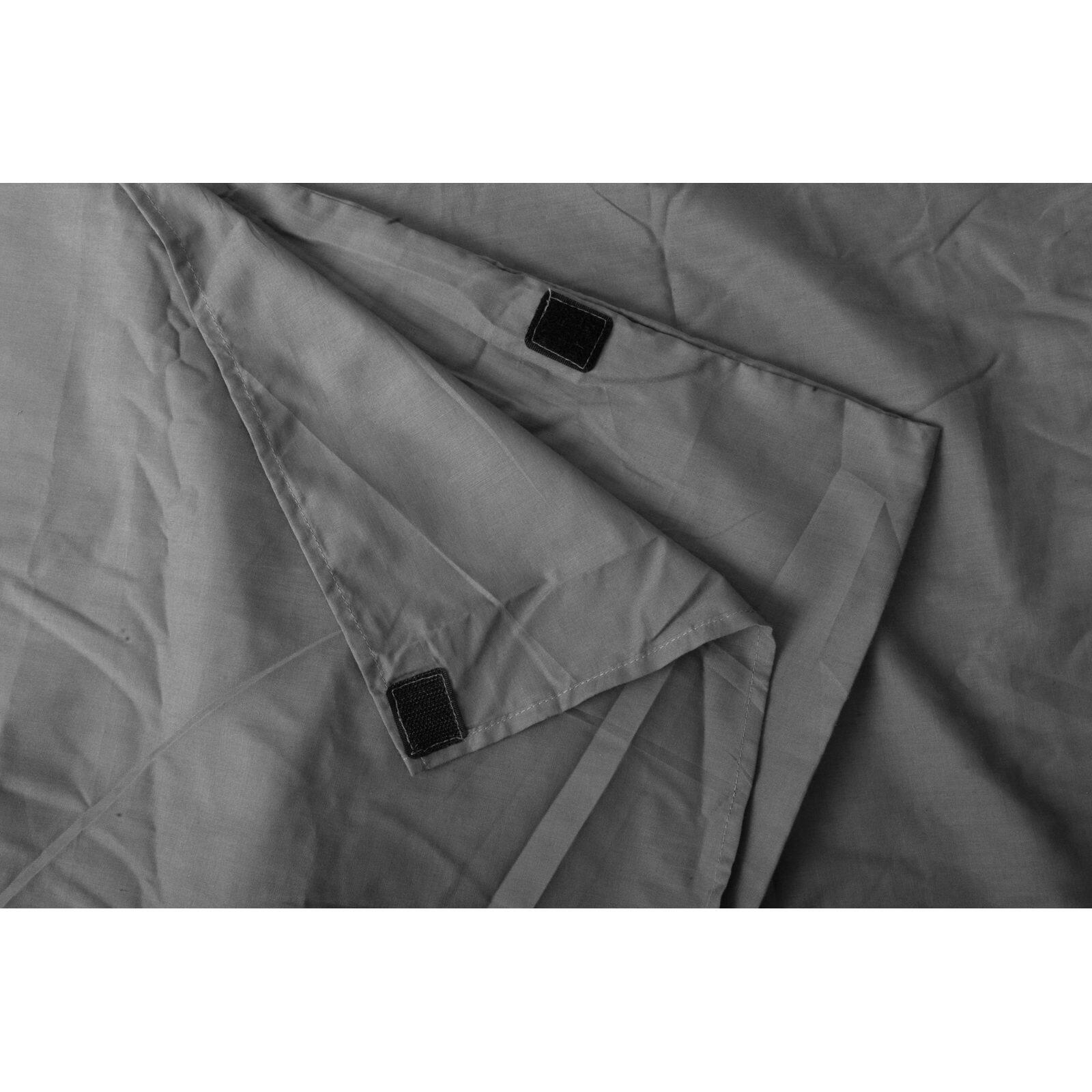 Deckenform Sleeping Liner Poly-Baumwolle anthrazit 6/7