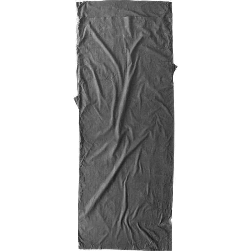 Deckenform Sleeping Liner Poly-Baumwolle anthrazit