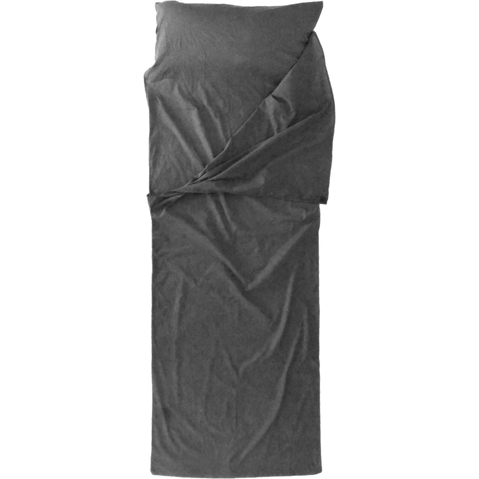 Deckenform Sleeping Liner Poly-Baumwolle anthrazit 2/7