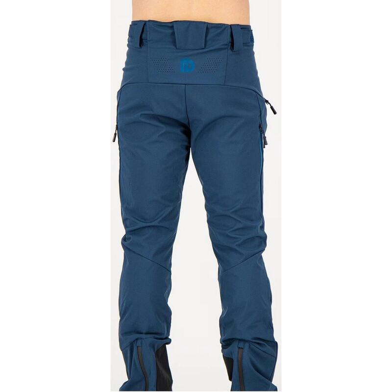 Pantaloni de drumetie ROB Softshell Pants - albastru inchis barbati