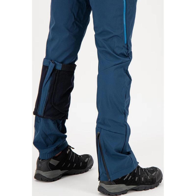 Pantaloni de drumetie ROB Softshell Pants - albastru inchis barbati