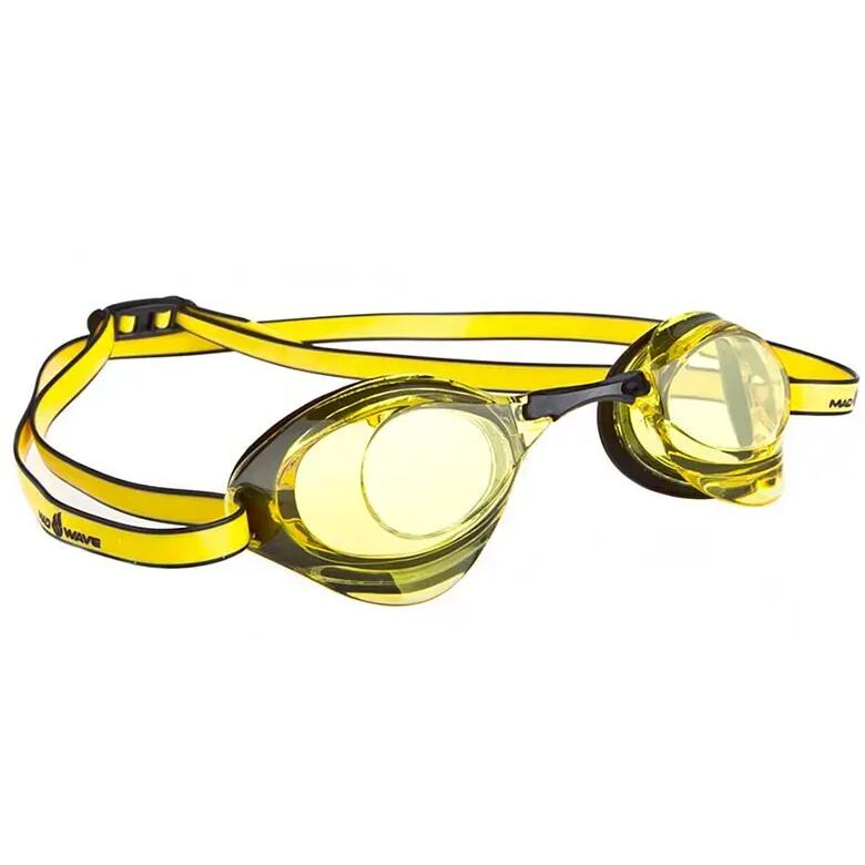 MAD WAVE Turbo Racer II Swimming Goggles Yellow
