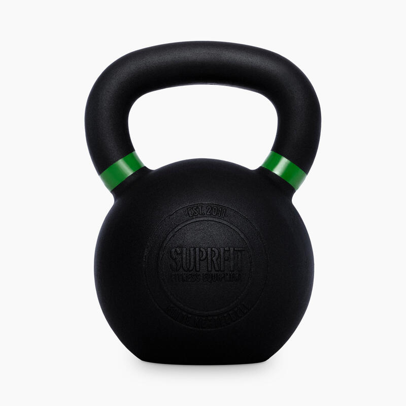 Kettlebell de hierro fundido recubierto de neopreno de 10 Kg - Gimnasio