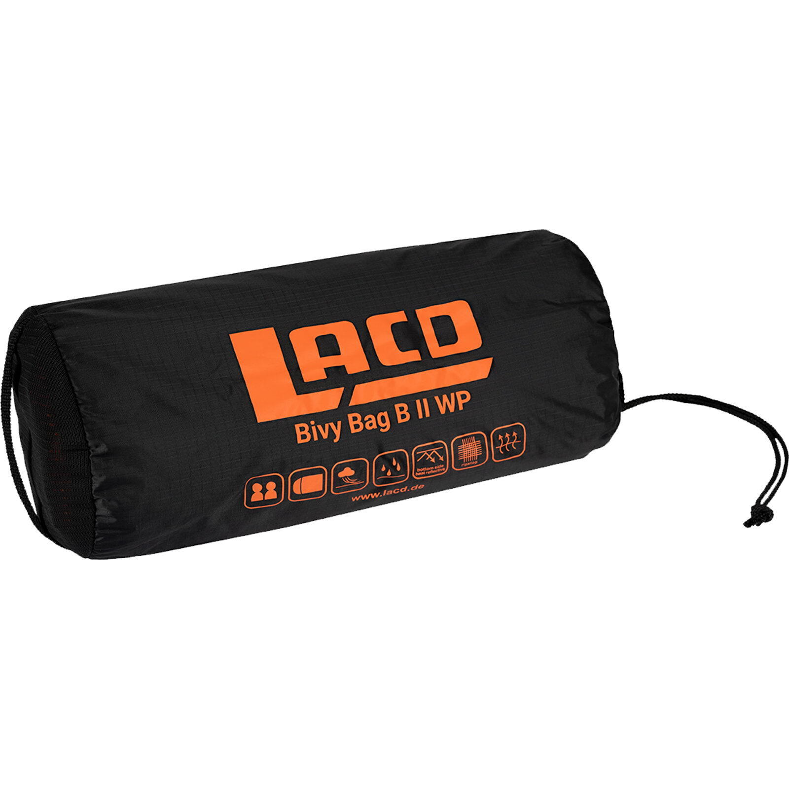 Biwaksack Bivy Bag WPB II orange-black 2/3