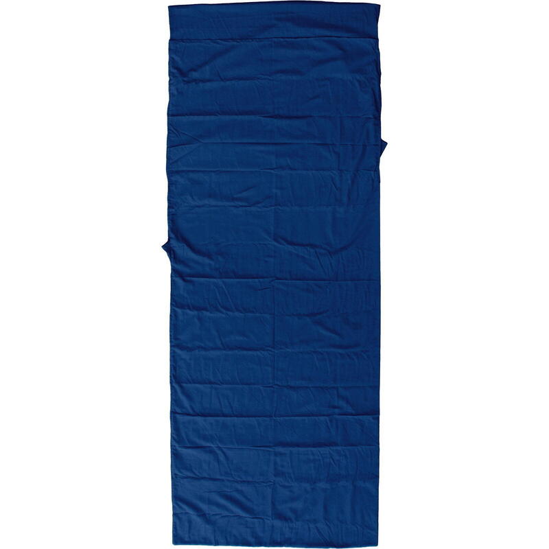 Deckenform Sleeping Liner Poly-Baumwolle royalblau