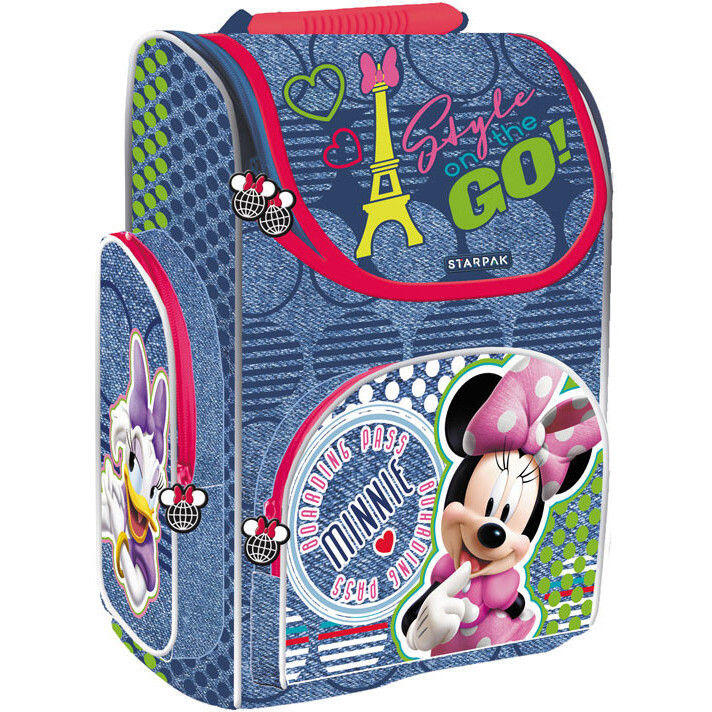 Ghiozdan pentru copii cu carcasa tare Minnie 37 cm