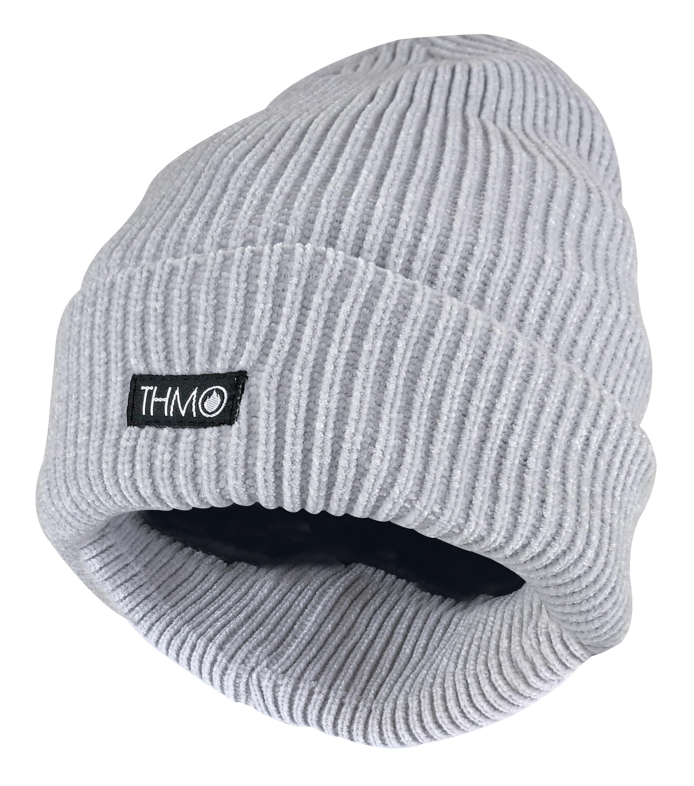 Ladies Thermal 40g 3M Insulation Lined Chenille Thermal Beanie Hat 1/7