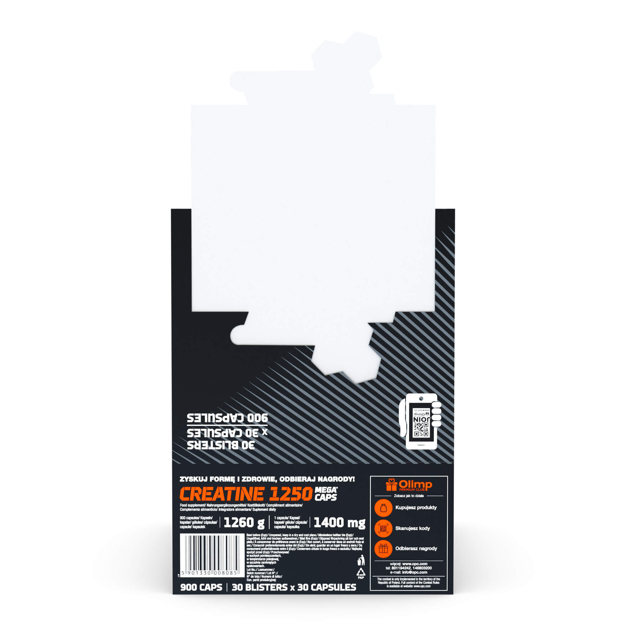 Kreatyna Olimp Creatine 1250 Mega Caps® - 30 Kapsułek 3/3
