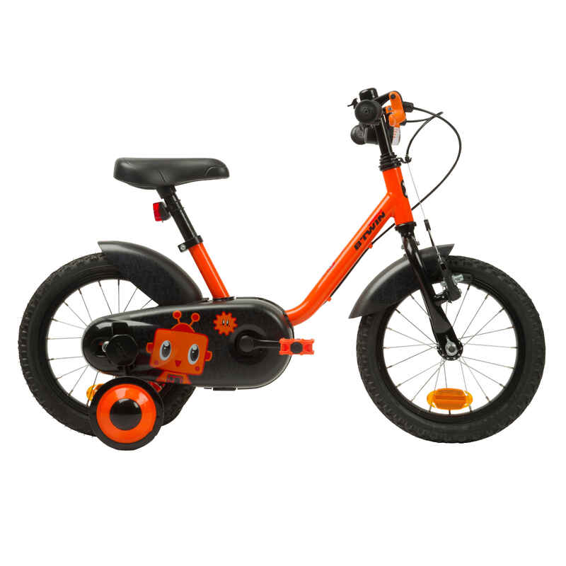 Refurbished - Kinderfahrrad 14 Zoll Robot 500 orange/schwarz - SEHR GUT