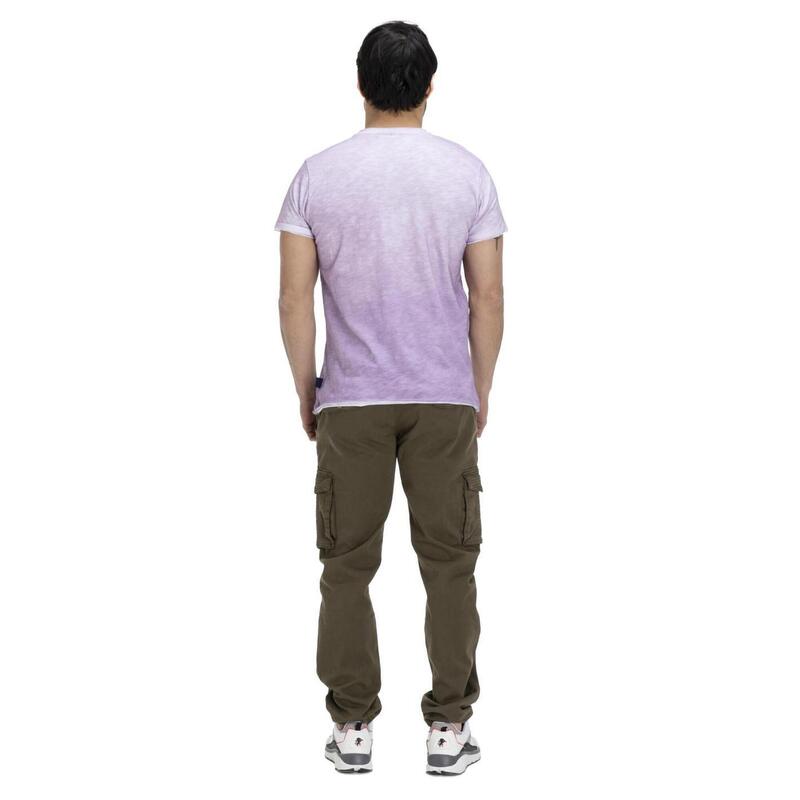 Camiseta masculina de praia tie-dye