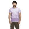 Tie-dye strand-T-shirt voor heren