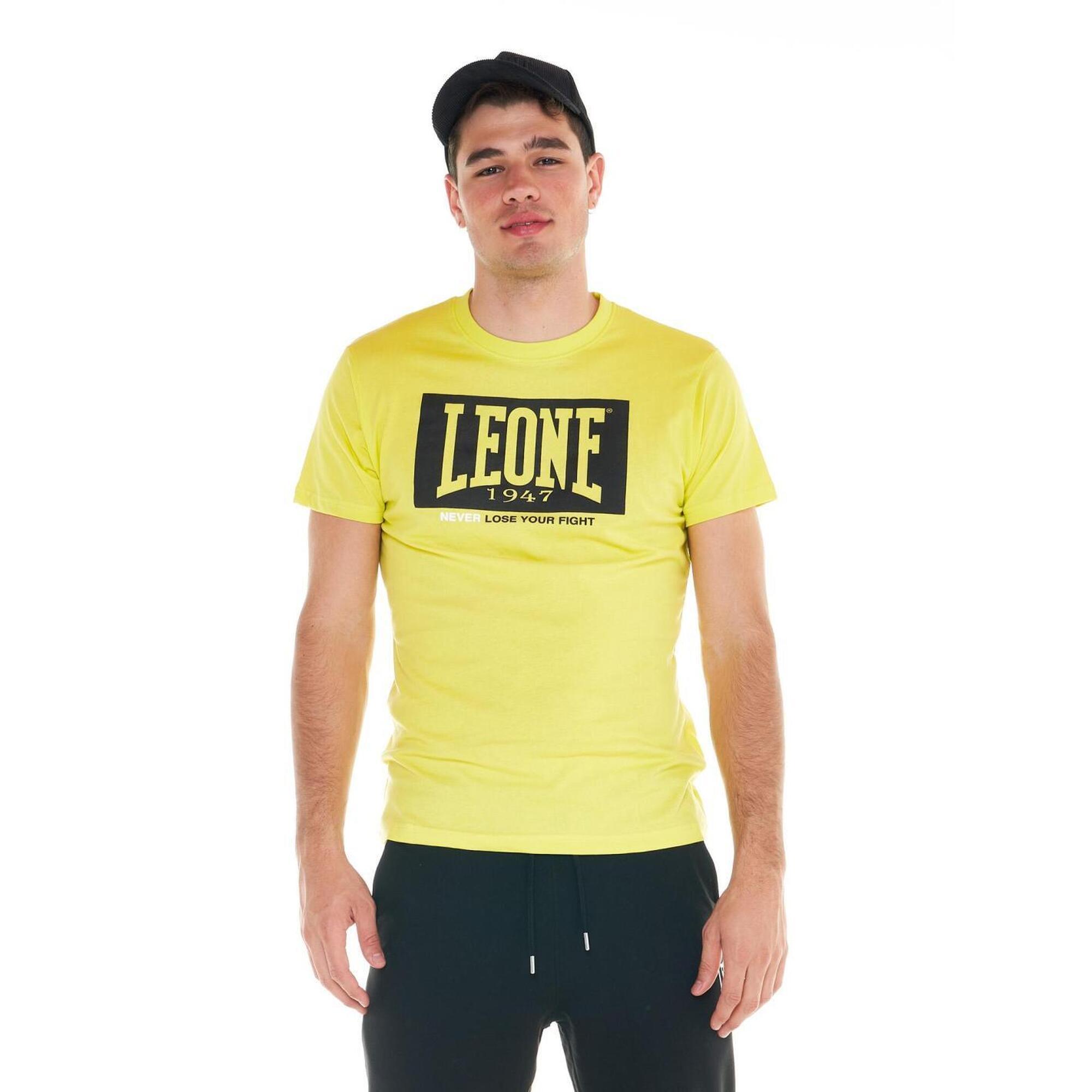 Leone 1947 Apparel - T-shirt Sportif Pour Homme Leone Sporty Fluo - T-shirt Manches Courtes - Jaune - 52 2xl - Decathlon