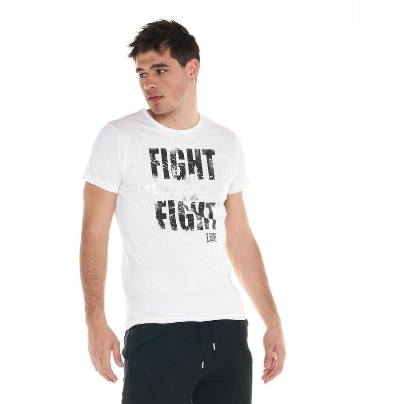 T-shirt homme sportif imprimé "The good fight"