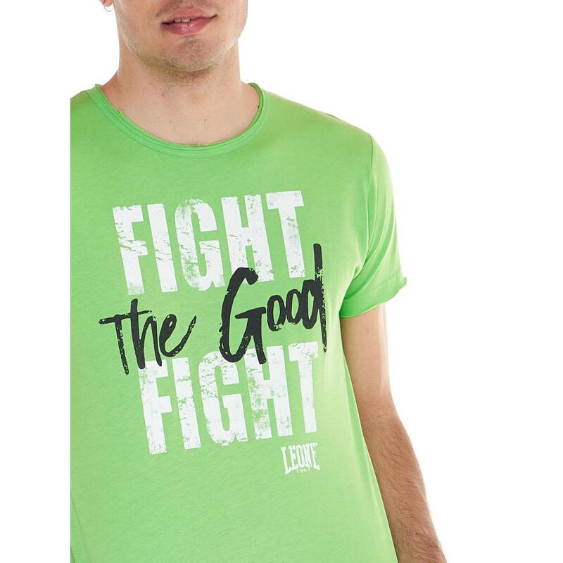 T-shirt homme sportif imprimé "The good fight"