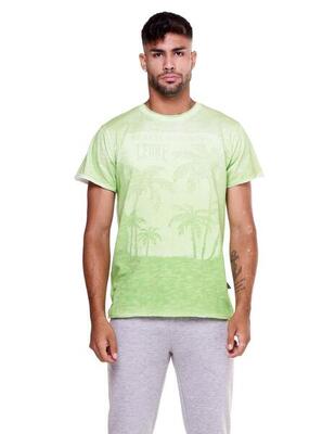 T-shirt met korte mouwen heren beach