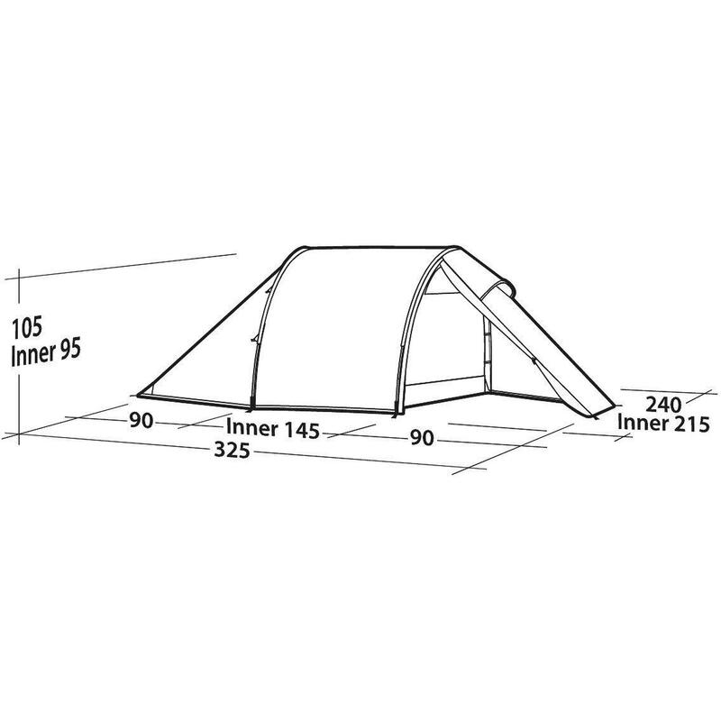 Tent compact Camp Vega 300 facile