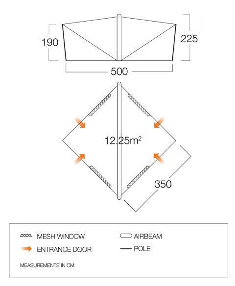 Namiot kempingowy Trigon AirHub