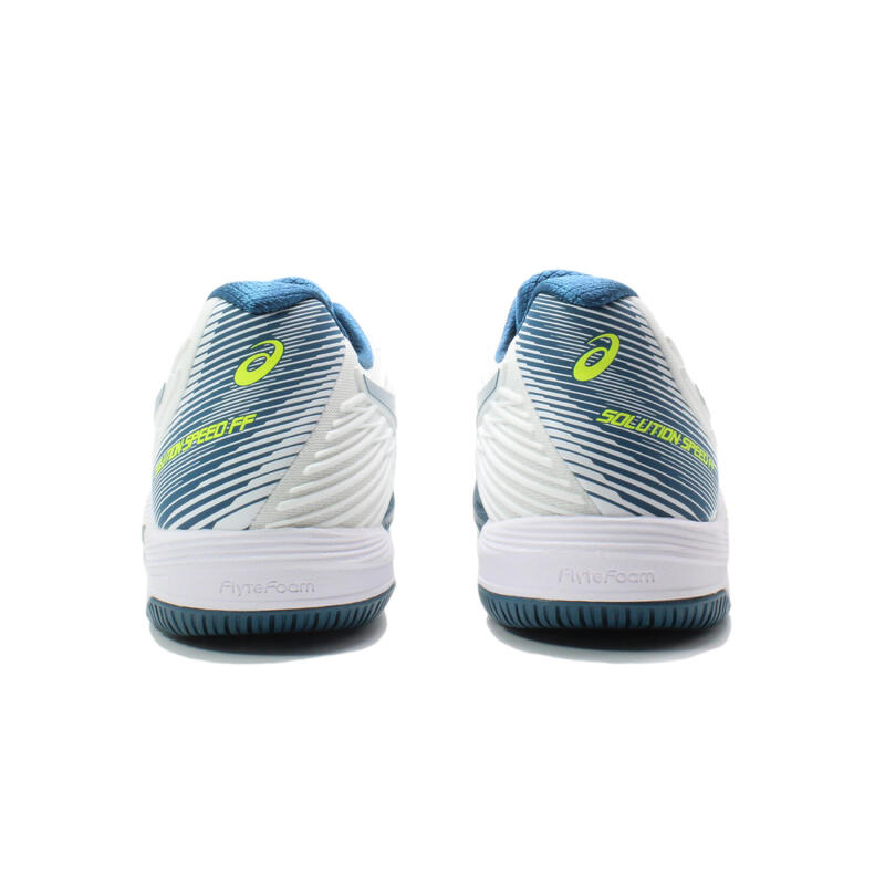 Scarpa da Tennis Uomo Solution Speed FF 2 Bianco Turchese