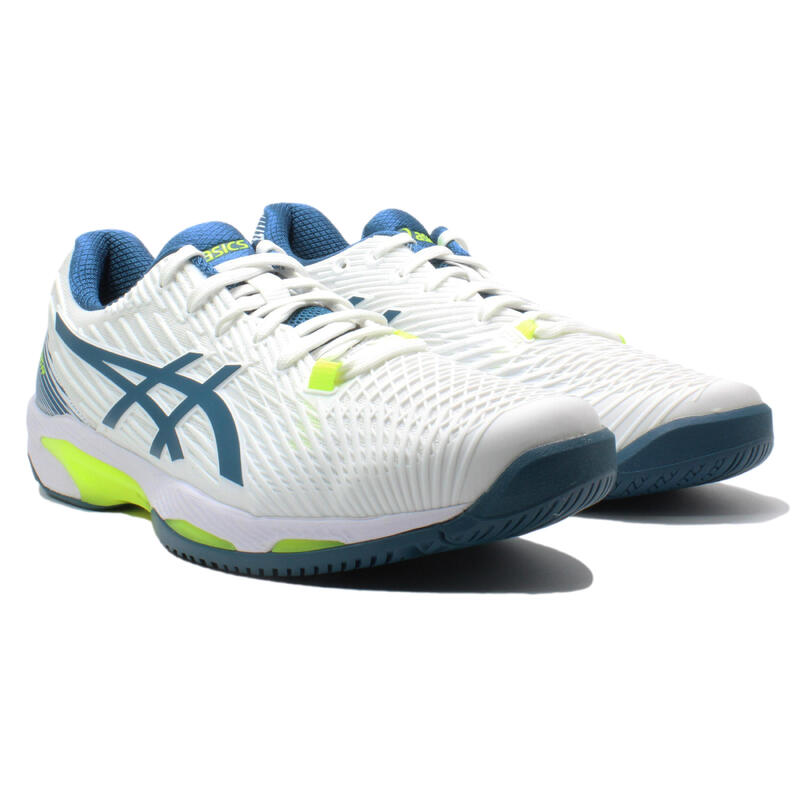 Scarpa da Tennis Uomo Solution Speed FF 2 Bianco Turchese