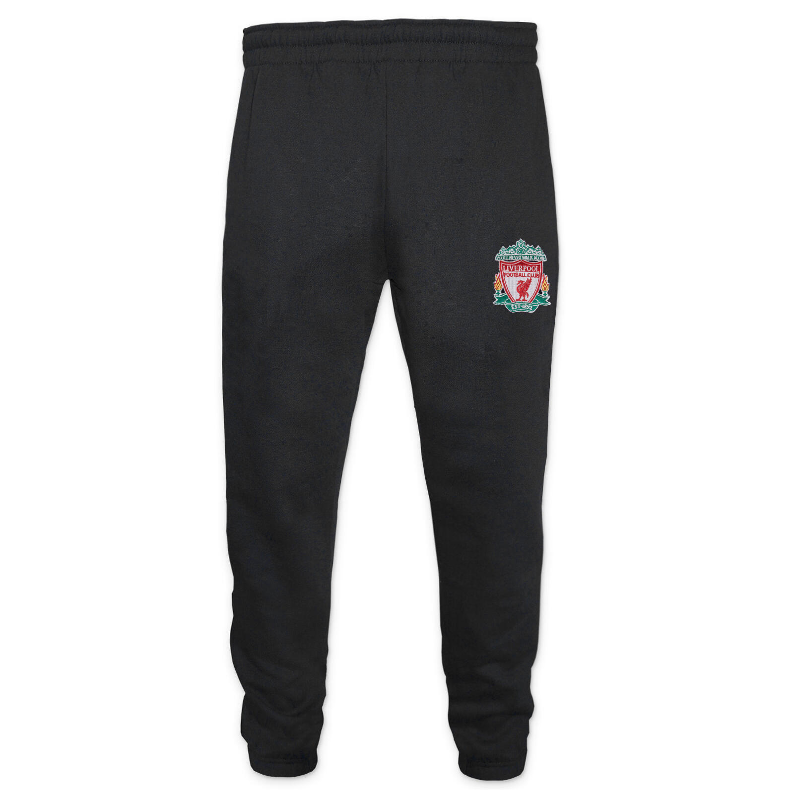 Liverpool FC Boys Joggers Jog Pants Slim Fit Fleece Kids OFFICIAL Football Gift 1/1