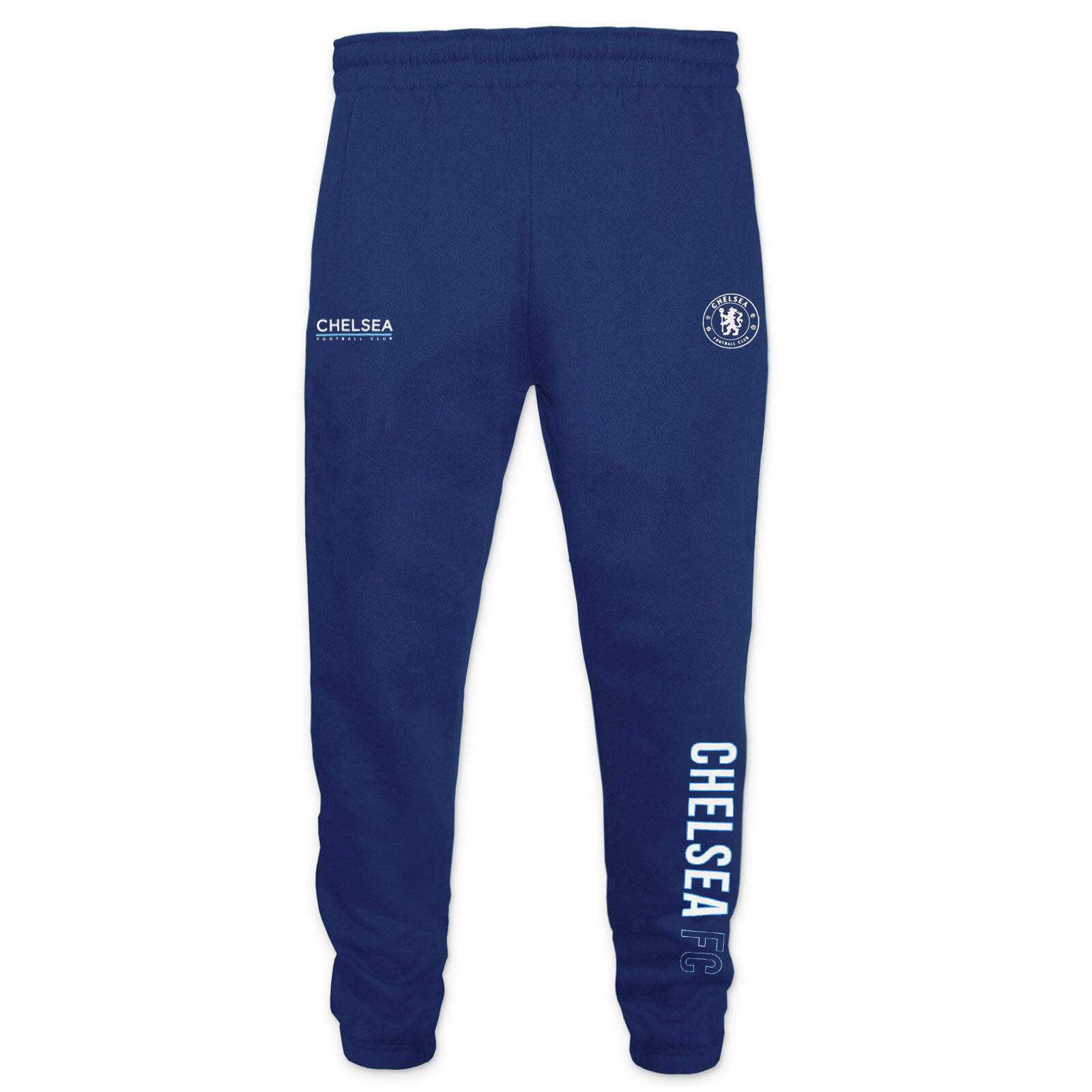 CHELSEA Chelsea FC Boys Joggers Jog Pants Slim Fit Fleece Kids OFFICIAL Football Gift