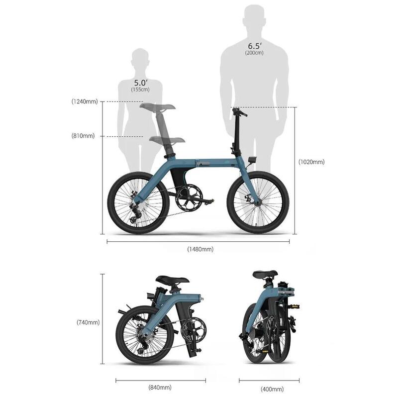 Bicicleta eléctrica plegable Fiido D11