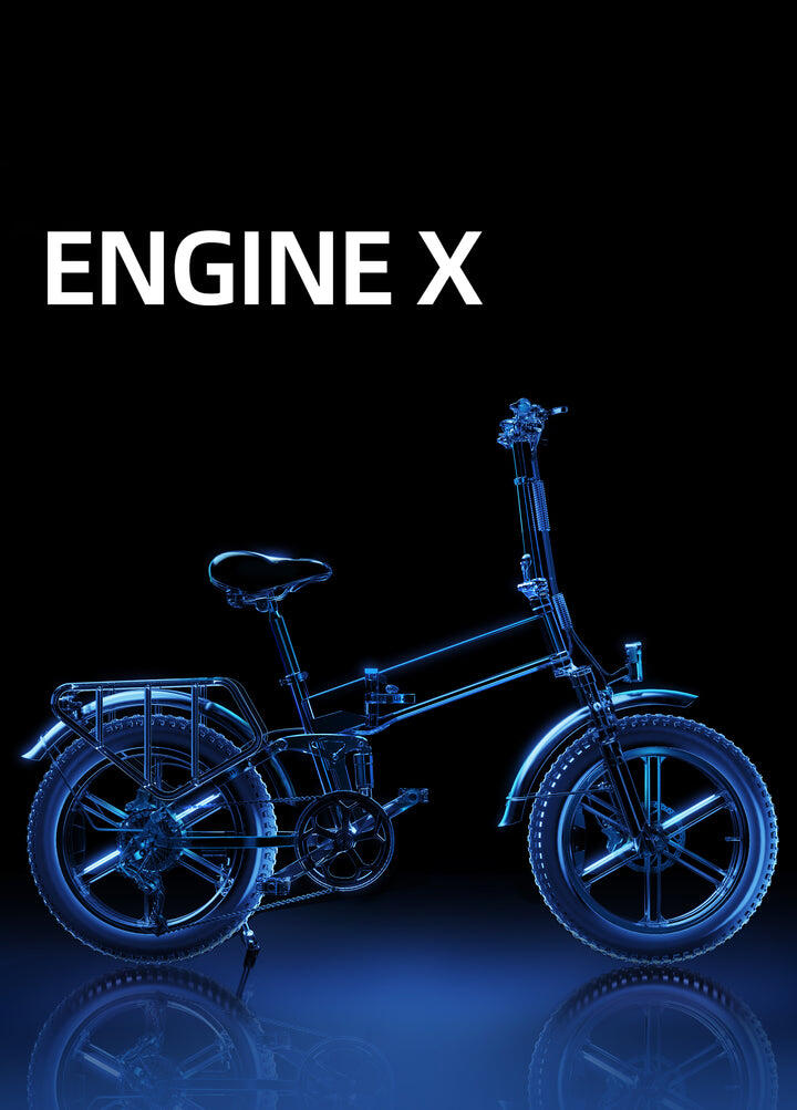 Bicicleta Electrica Plegable Engwe ENGINE X 250W 4/7