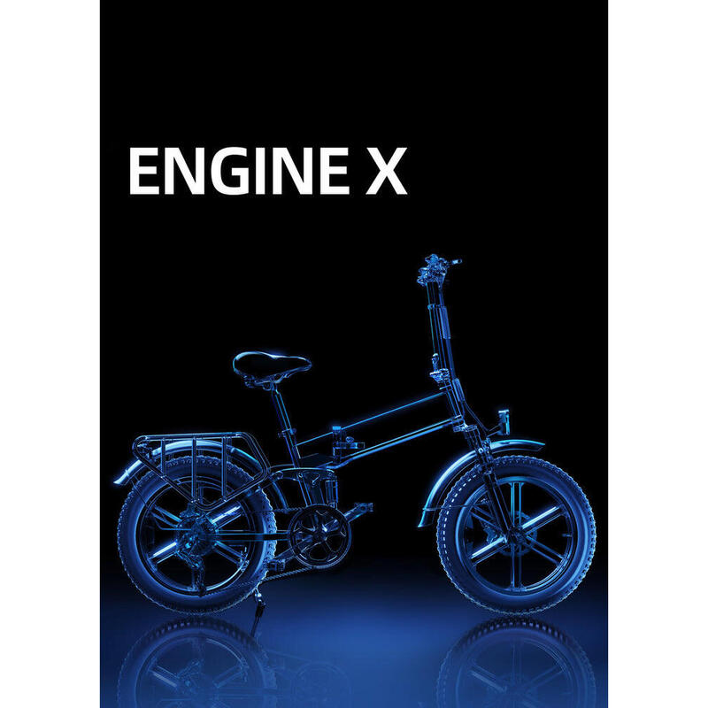 Bicicleta eléctrica dobrável Engwe ENGINE X 250W