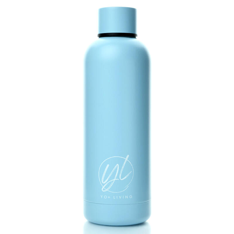 Mindful Bottle - Stainless Steel Vacuum Insulated 500ml - Blue