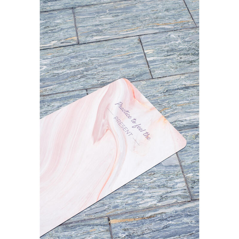 Present PU Rubber 4.5mm Yoga Mat - Pink