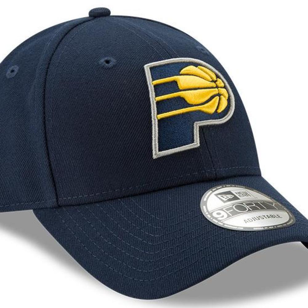 Casquette NBA Indiana Pacers New Era The League 9FORTY Bleu marine 3/3