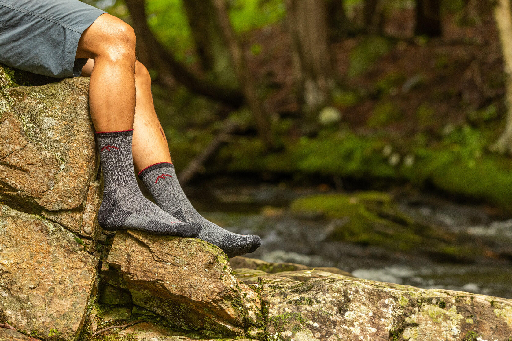 Darn Tough Men Midweight Merino Micro Crew Wandelsokken - Antraciet - Standaard 3/7