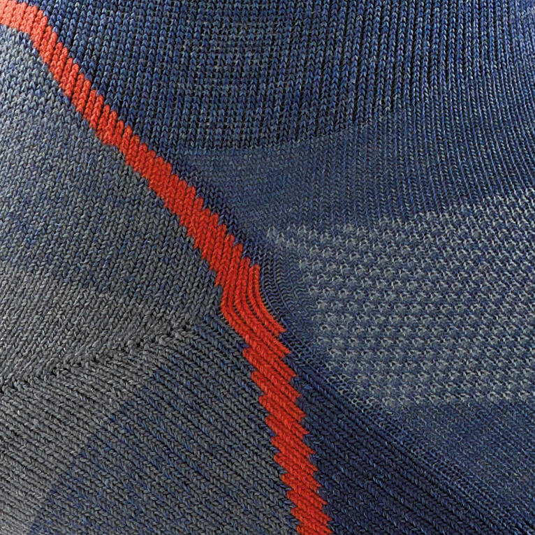 Darn Tough Light Hiker Men Merino Mini Crew Wandelsokken - Diep blauw/Zwart - 6/7