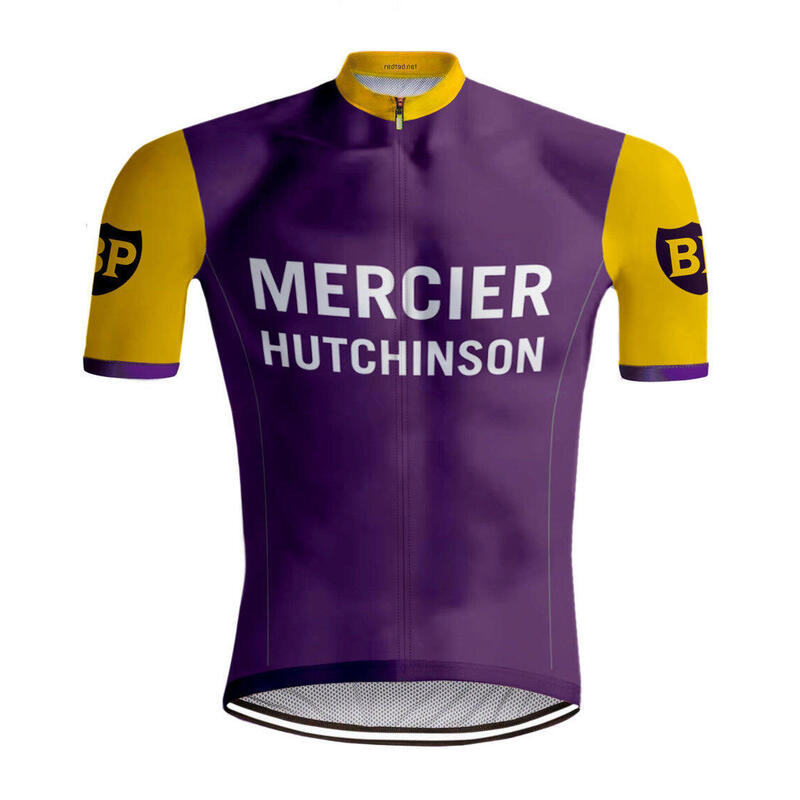 Retro Wielershirt Mercier Hutchinson - REDTED