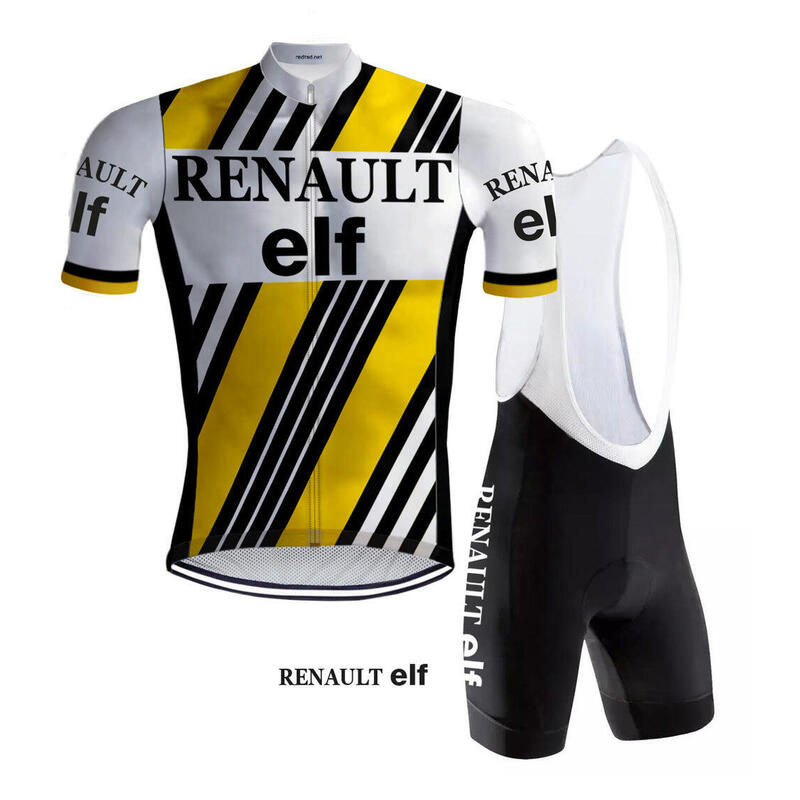 Renault Elf Retro kerékpáros ruházat - REDTED