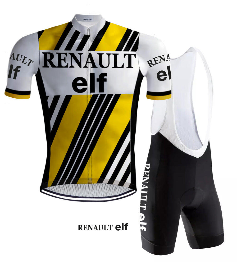 REDTED Retro Wielertenue Renault Elf - REDTED