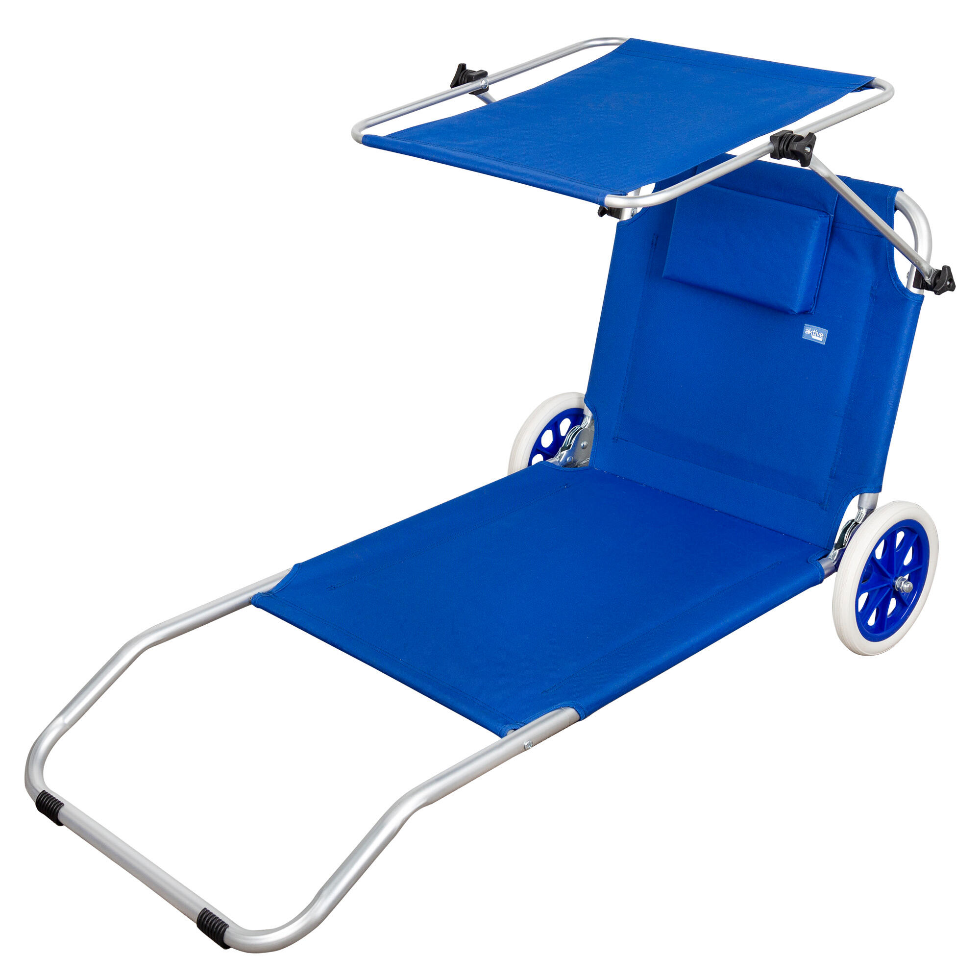 Tumbona carrito de playa plegable 2 en 1 Aktive Beach 1/7
