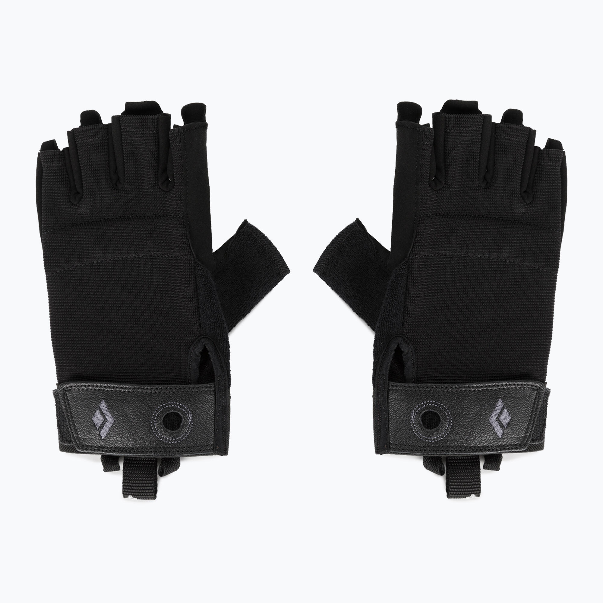 Gants demi-doigts Black Diamond Crag, noir 2/5
